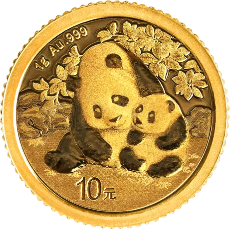 Gouden China Panda 1 gram 2024