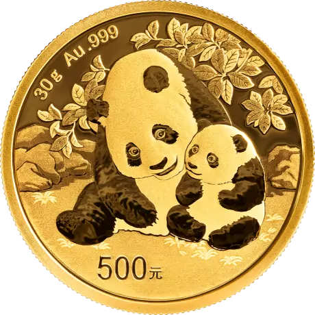 gouden china panda