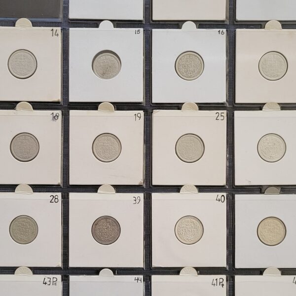 serie 25 cent 1911 t/m 1944