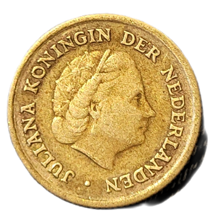 1 10 Gulden Wilhelmina -back 1/10 Gulden Wilhelmina