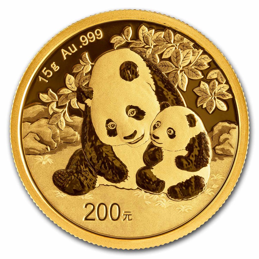 China Panda 15 gram 2024 -front china panda 15 gram 2024