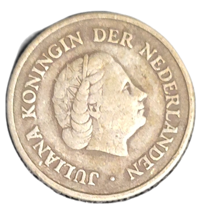 Zilveren kwart gulden -back Zilveren 1/4 gulden