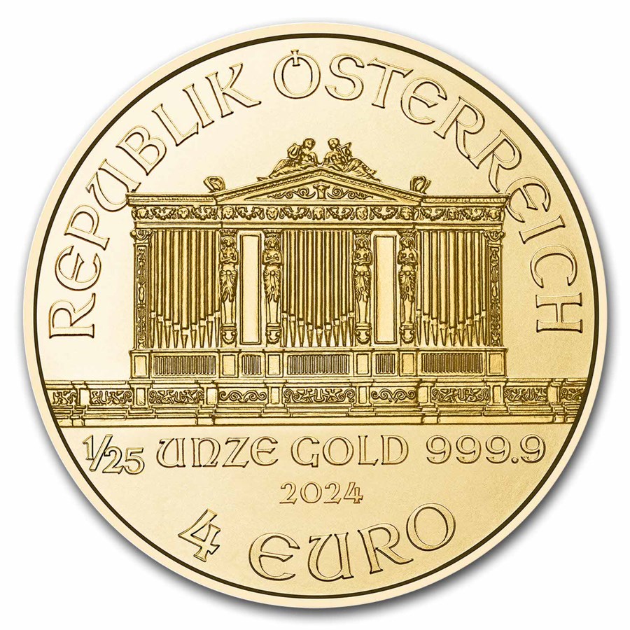 gouden wiener philharmoniker 1.25 oz 2024 -back