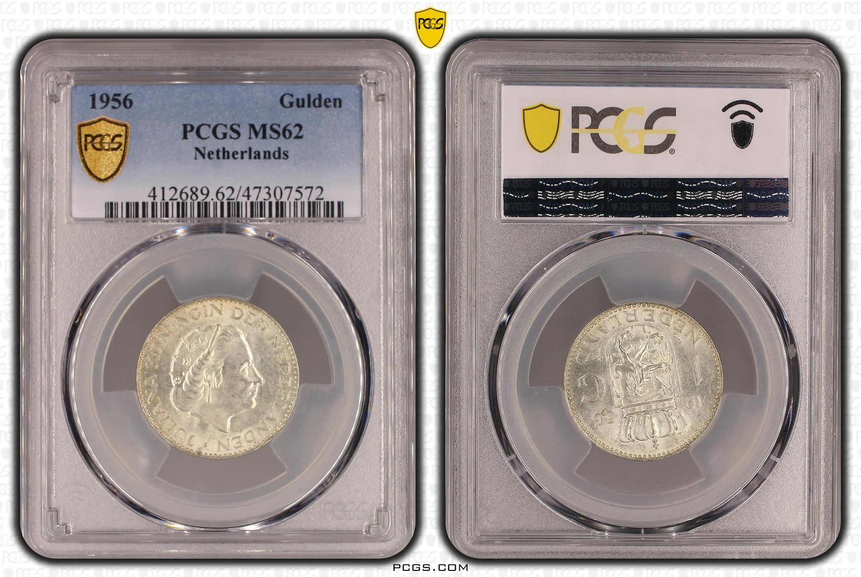 1 Gulden 1956 MS62 1 gulden 1956 MS2