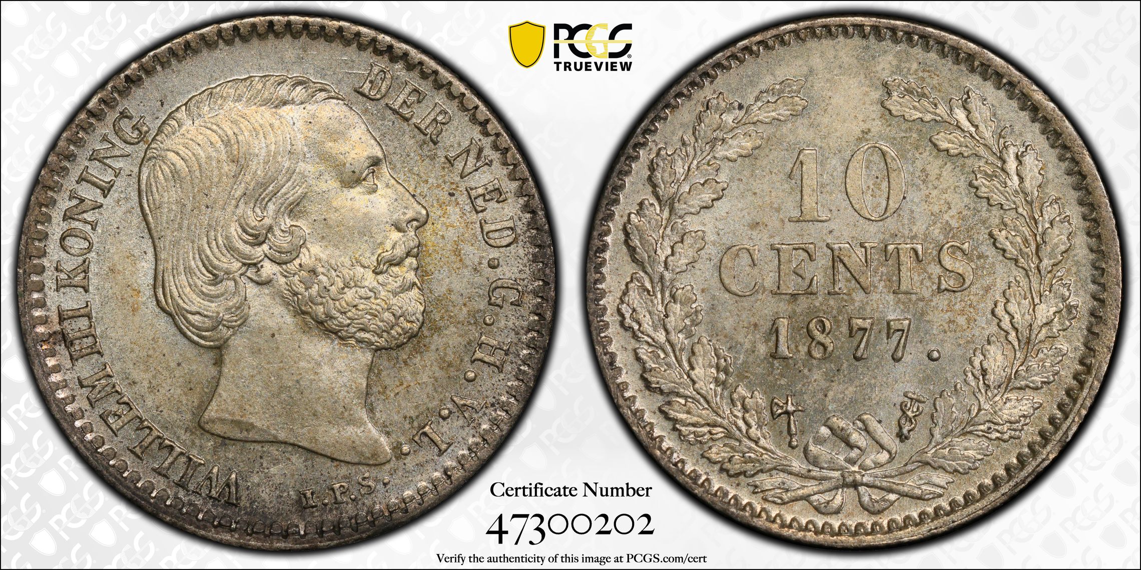10 cent 1877 MS64 PCGS 10 cent 1877 MS64 PCGS