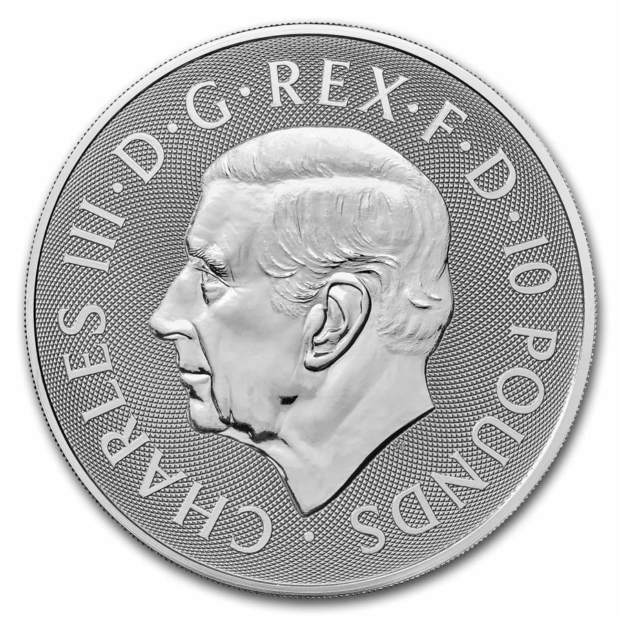 Tudor Beasts Seymour Unicorn 10 oz 2024 -back tudor beasts seymour unicorn 10 oz 2024