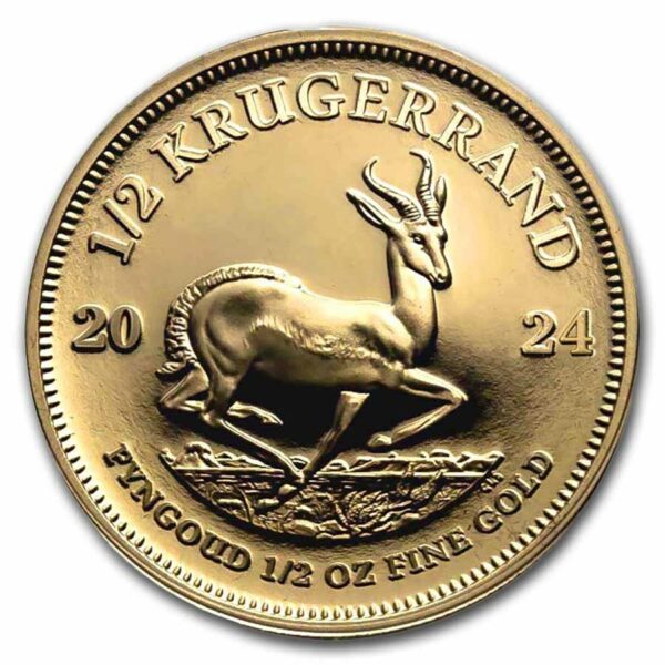 gouden krugerrand 1/2 oz 2024