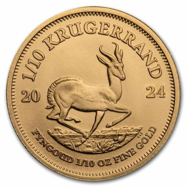 gouden krugerrand 1/10 oz 2024