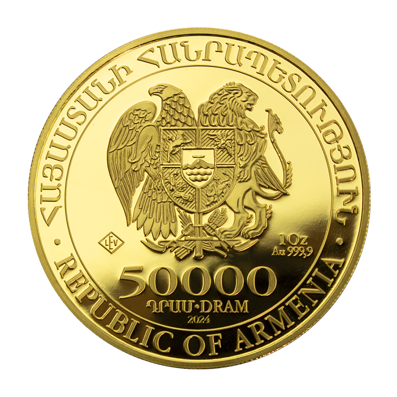 noah arc 1 oz goud 2024 -back noah arc 1 oz goud 2024 back