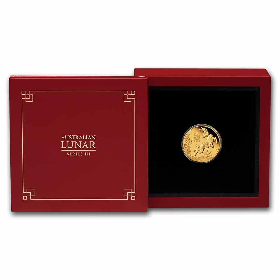 year of the rabbit 1.10 oz 2023 proof - box1