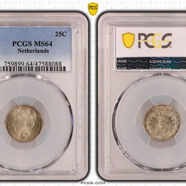 25 cent 1904 MS64 PCGS