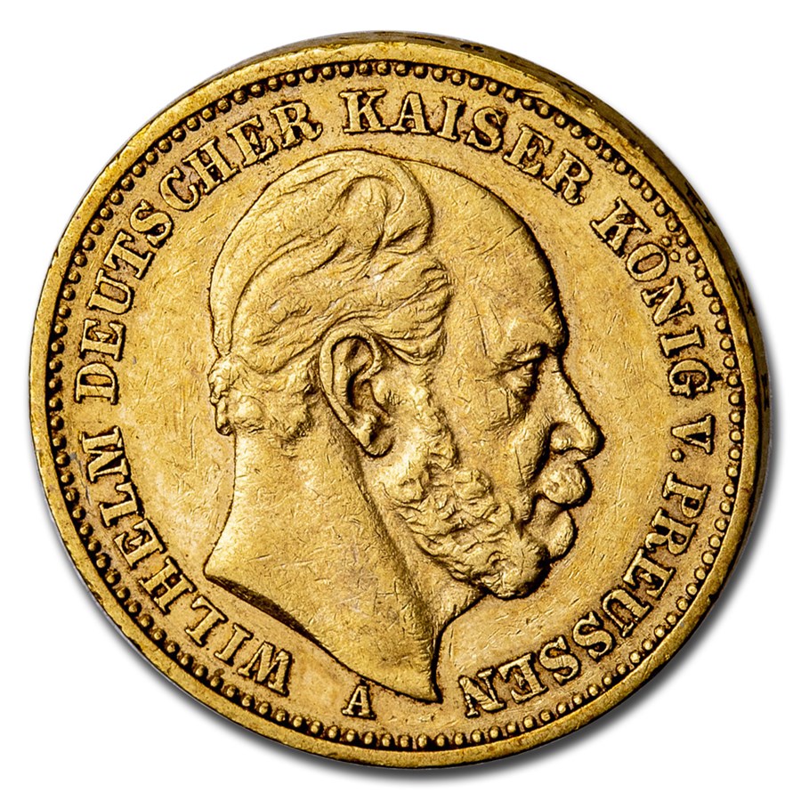 gouden 20 mark 1871-1915 -back gouden 20 mark 1871 1915 back