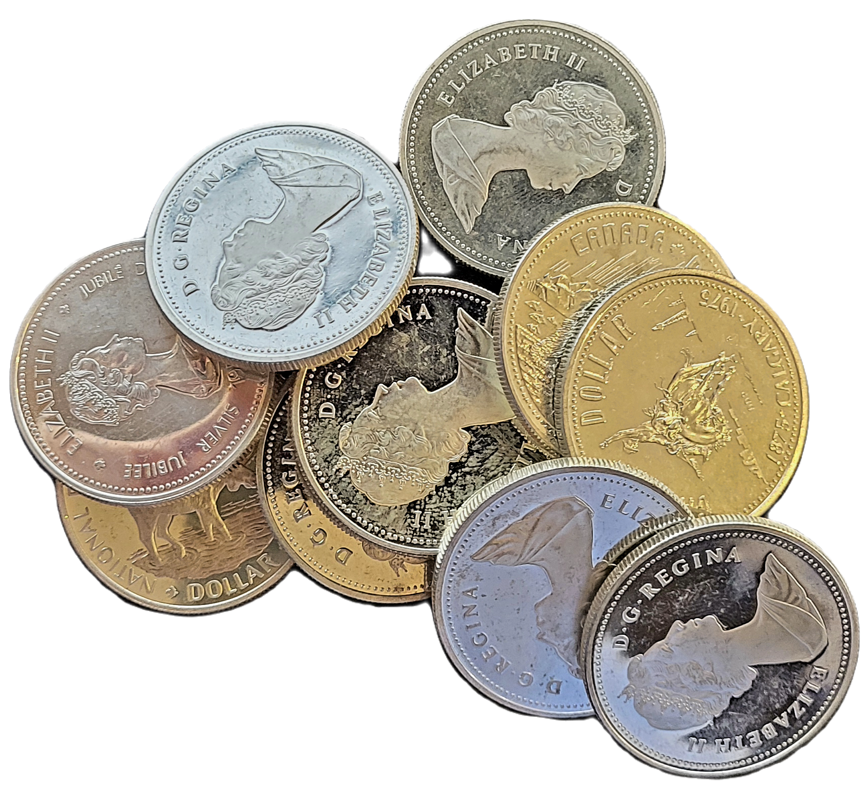 zilveren 1 dollar 1971-1991 Canada zilveren 1 dollar 1971-1991 Canada