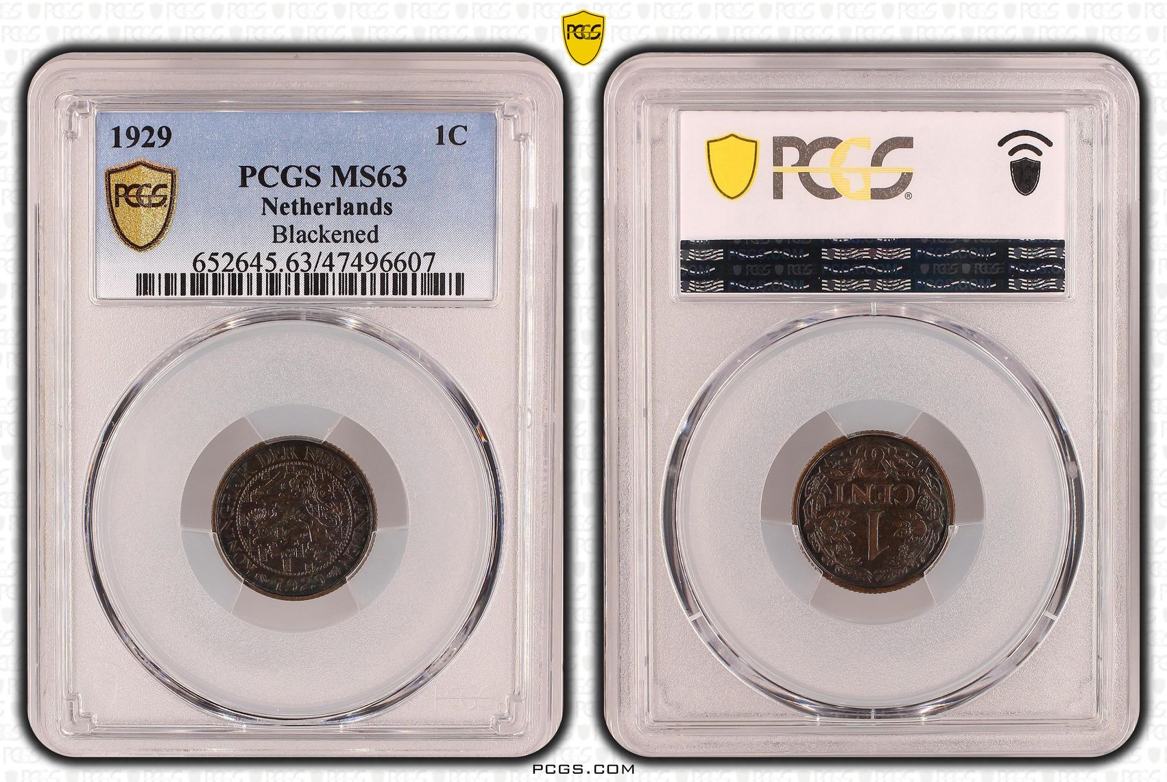 1 cent 1929 MS63 PCGS Blackened 1 cent 1929 MS63 PCGS Blackened