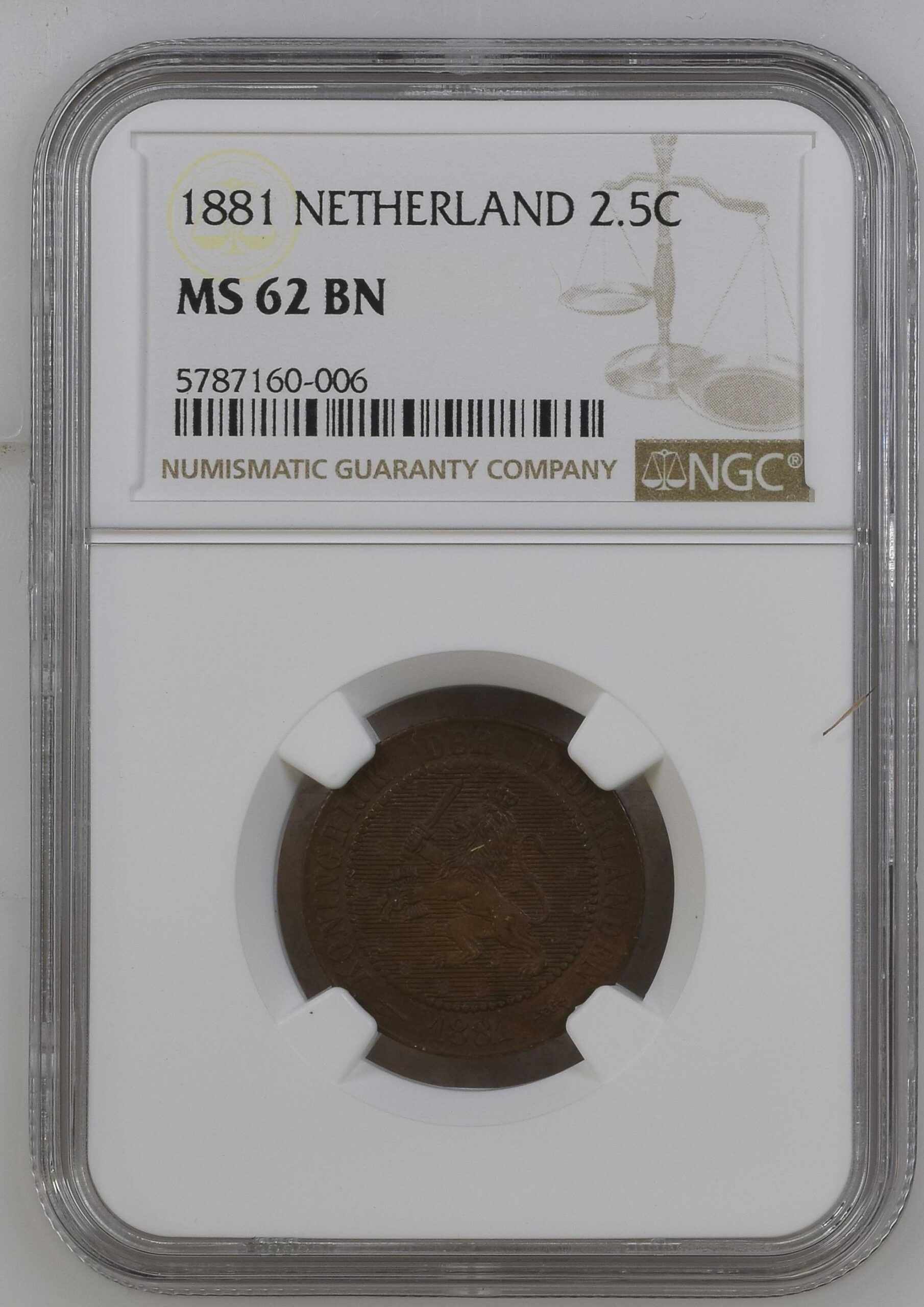 NGC5787160-006_OBV 2 1/2 cent 1881 MS62BN NGC