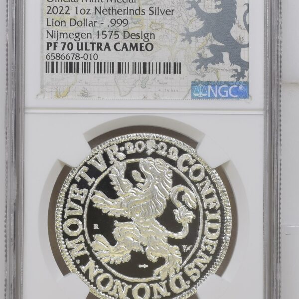 Leeuwendaalder 2022 Nijmegen 1 oz PF70UCAM