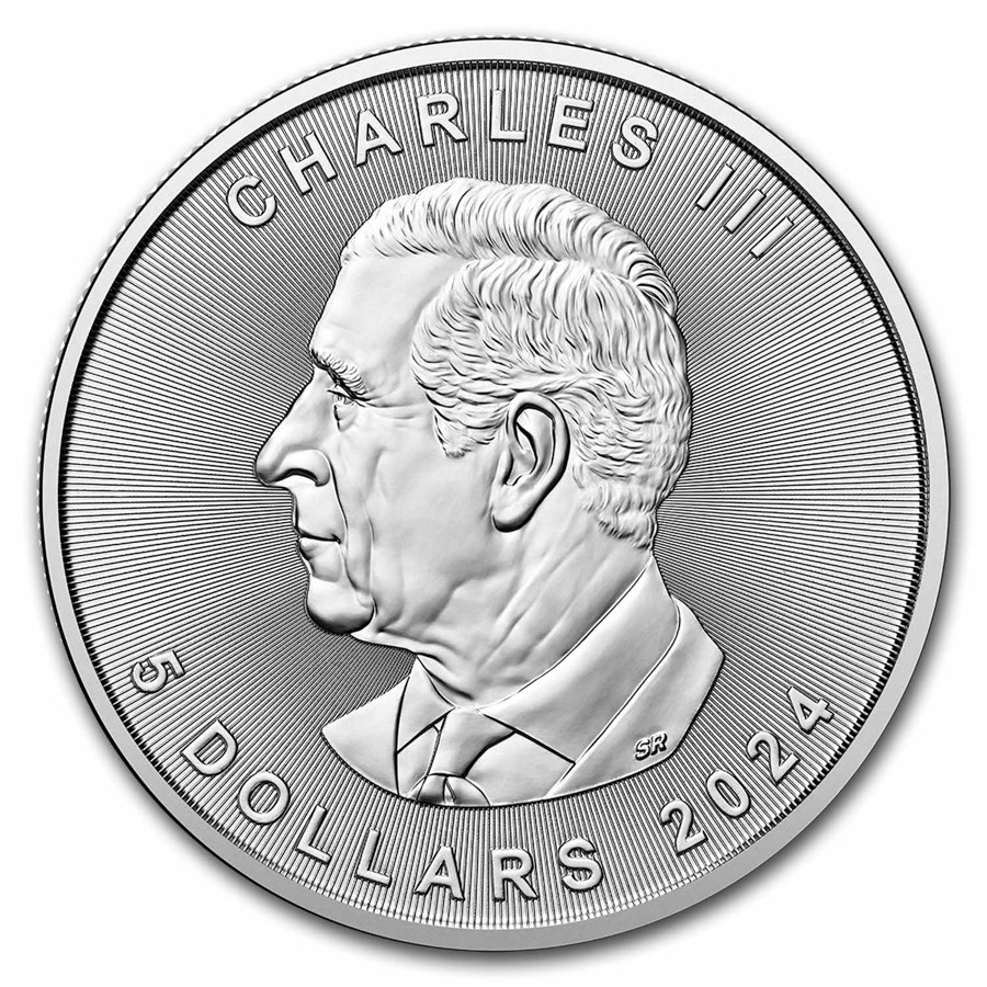 canadian maple leaf 2024-silver-back