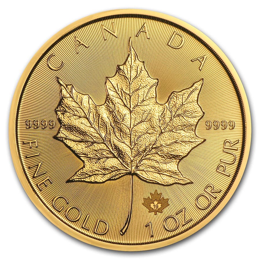 gouden maple leaf 1 oz 2016-front gouden maple leaf 1 oz 2016