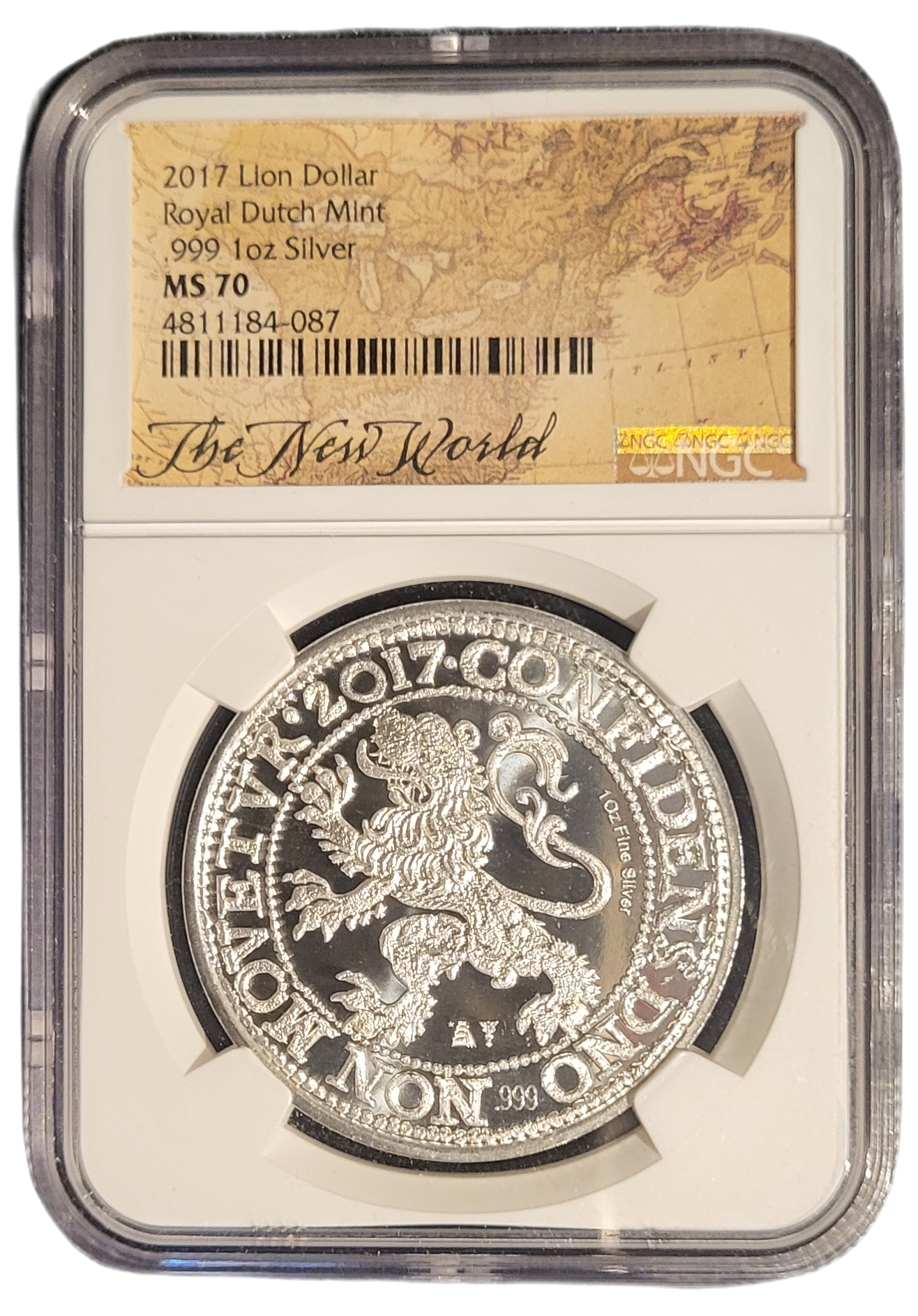 leeuwendaalder NGC MS70 leeuwendaalder