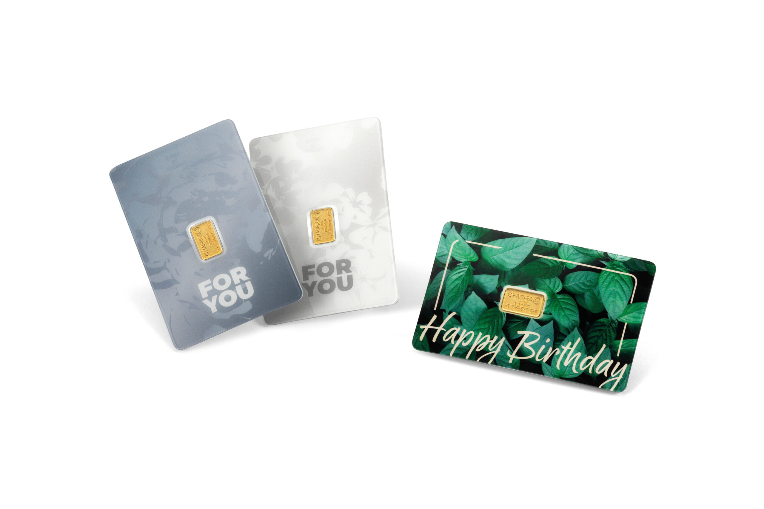 Hafner 1 gram goudbaar happy birthday met blue en white front 101munten Happy Birthday, Blue, White