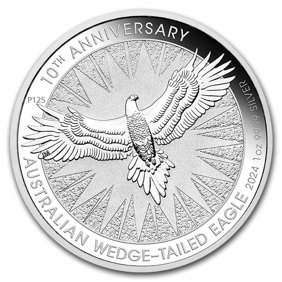 Wedge tailed eagle 1 oz 2024 front 101munten Wedge tailed Eagle 1 oz 2024