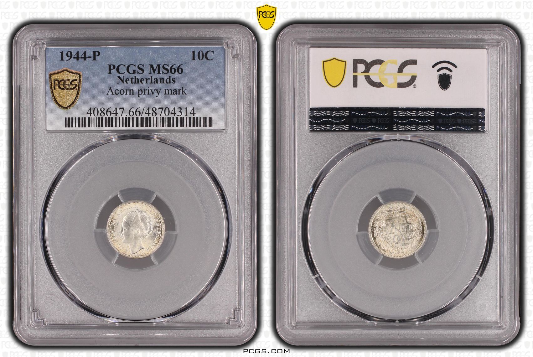 10 cent 1944 EP MS66 PCGS 2 10 cent 1944 EP MS66 PCGS
