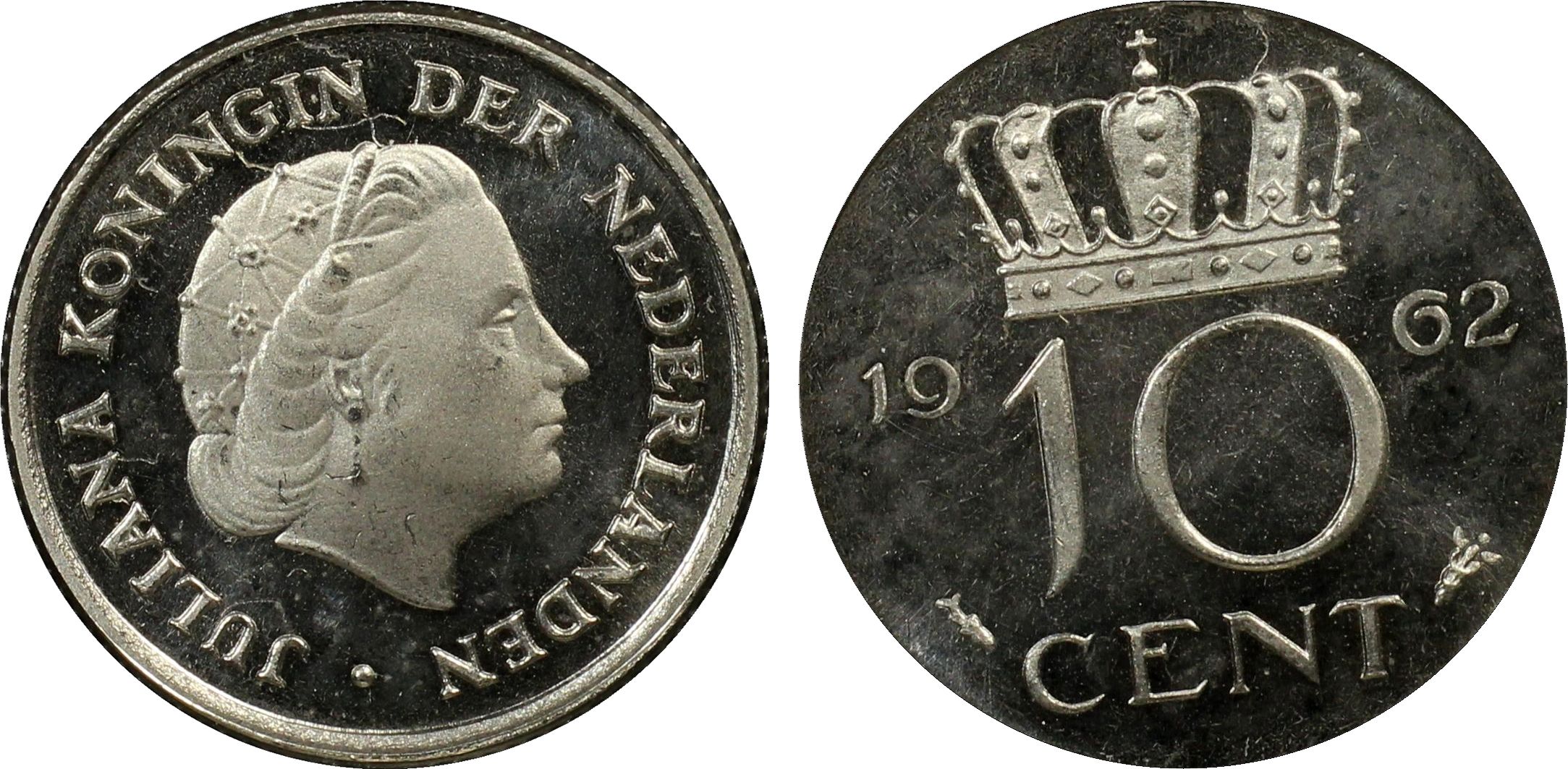 10 cent 1962 PR66 CAM PCGS 10 cent 1962 Proof PR66 CAM PCGS Juliana