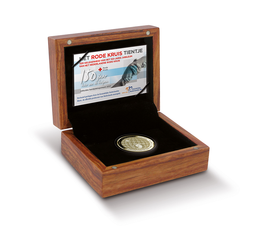 10 euro 2017 ProofRode kruis Tientje 10 euro 2017 Proof Rode kruis Tientje