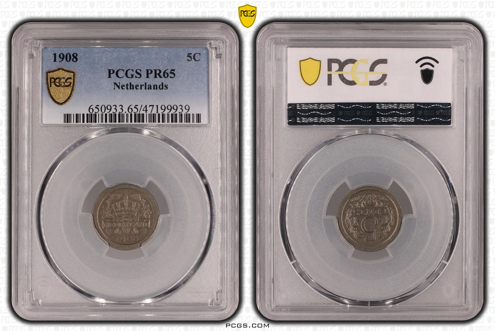 5 cent 1908 Proof PR65 PCGS 5 cent 1908 Proof PR65 PCGS slab
