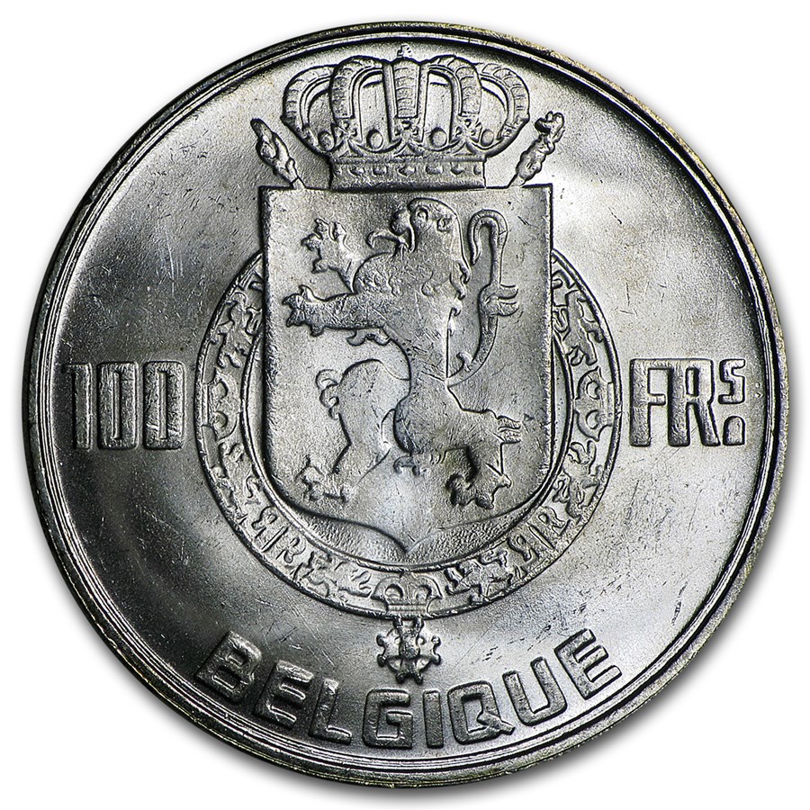 100 belgische franc-back
