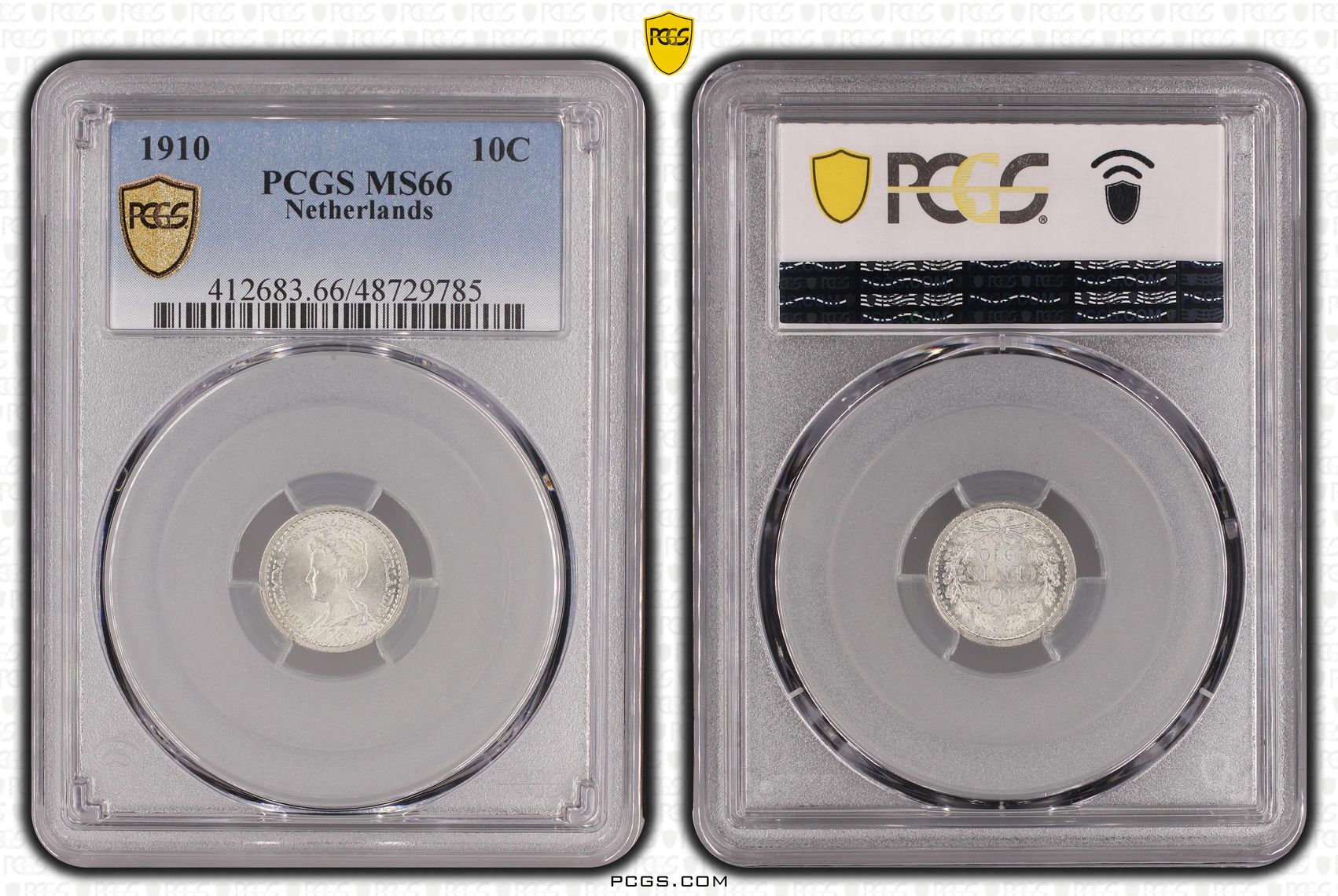 10 cent 1910 MS66 PCGS 10 cent 1910 MS66 PCGS