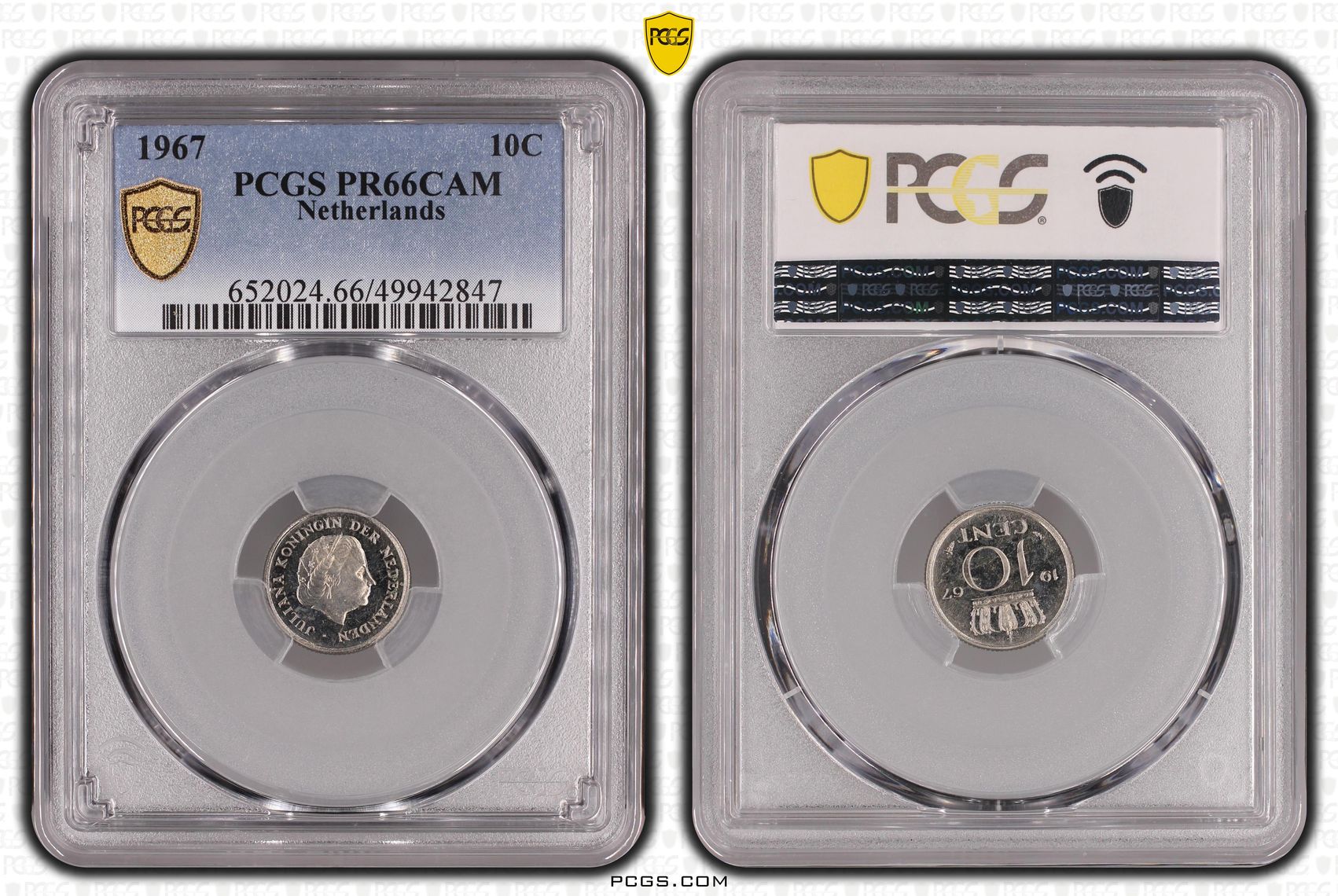 10 cent 1967 Proof PR66 CAM PCGS 10 cent 1967 Proof PR66 CAM PCGS