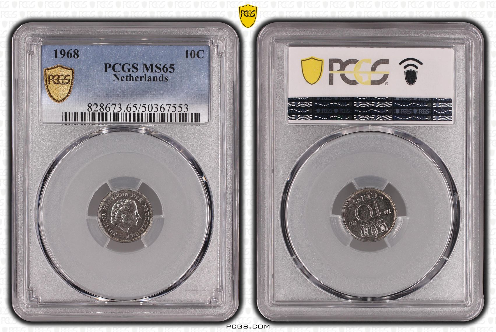 10 cent 1968 Juliana MS65 10 cent 1968 Juliana MS65