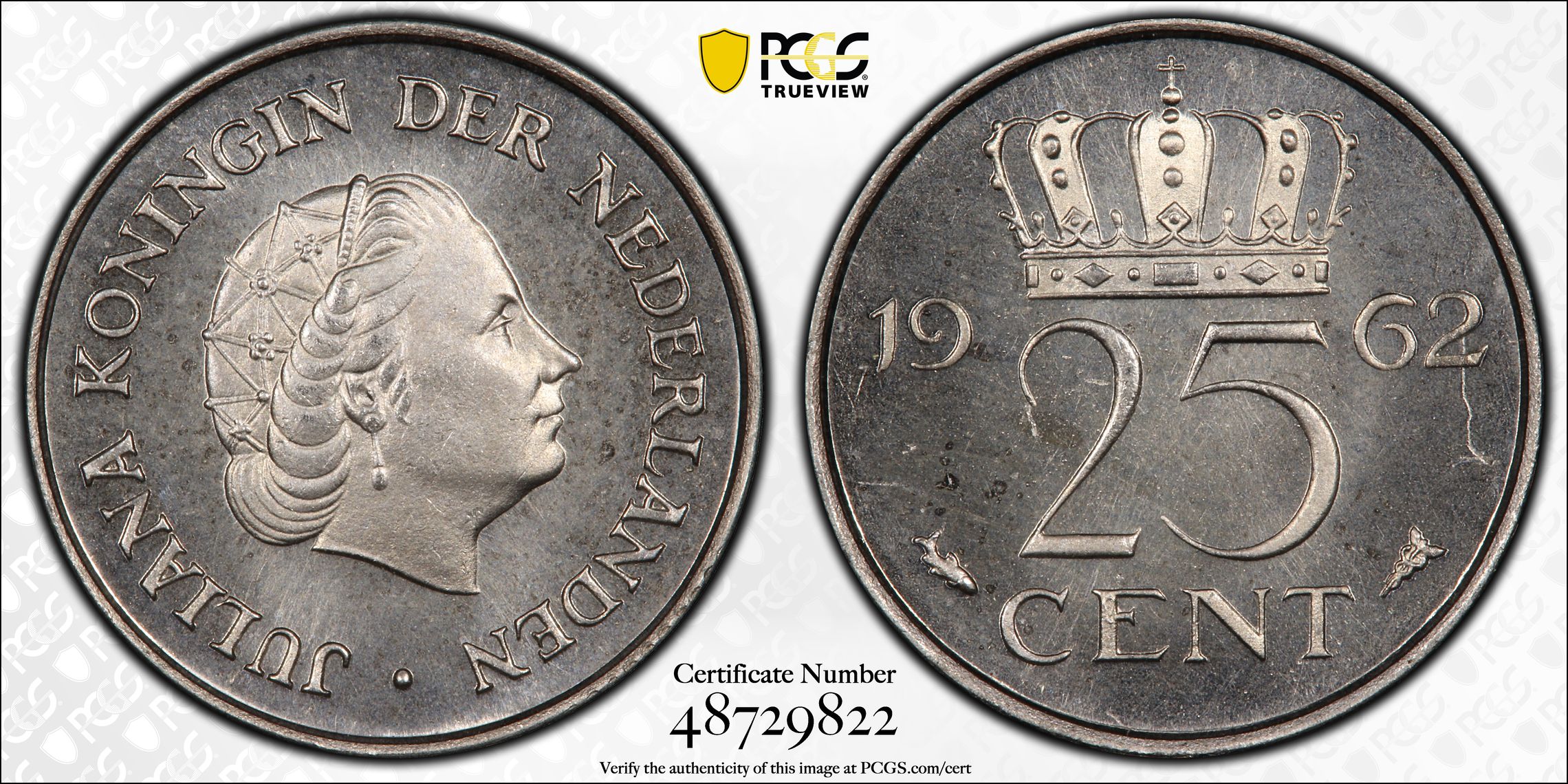 25 cent 1962 Proof PCGS PR66 Cam 25 cent 1962 Proof PCGS PR66 Cam L.S. Beuth Collection