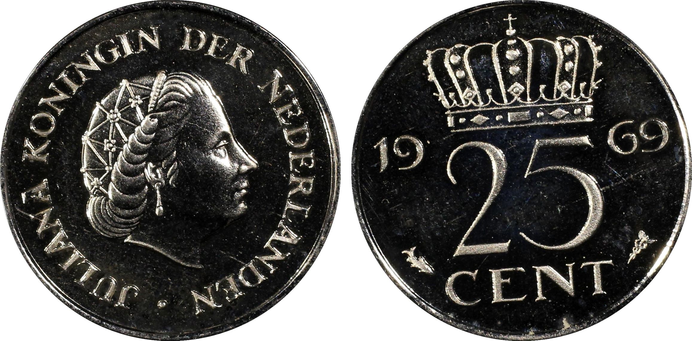 25 cent 1969 vis Proof PCGS PR66 25 cent 1969 vis Proof PCGS PR66