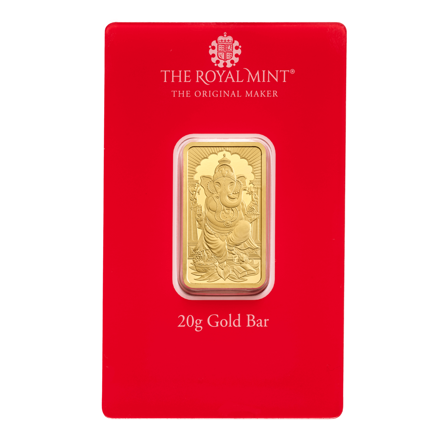 Ganesh-british royal mint 20gr goud- blister