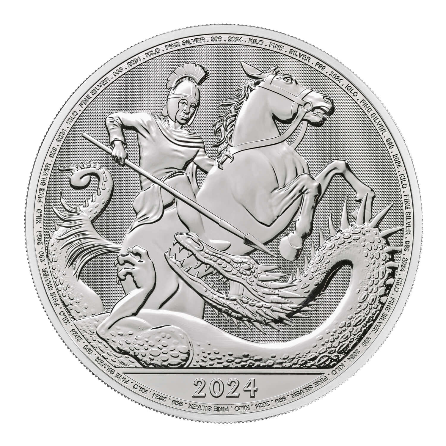 George and the Dragon 1 kg 2024 front 101munten george and the dragon