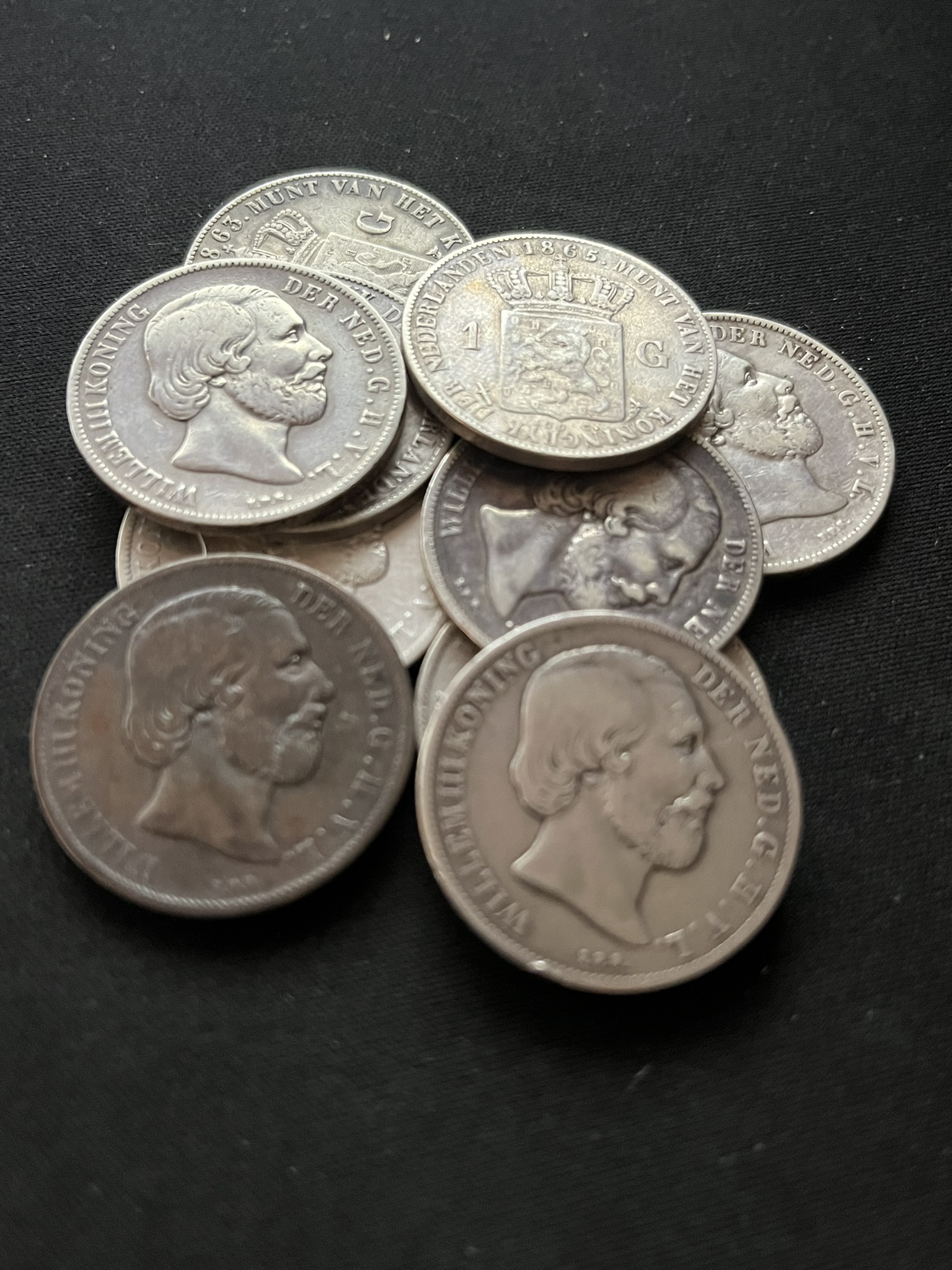 IMG_3230 zilveren Gulden Willem III (1854-1865)