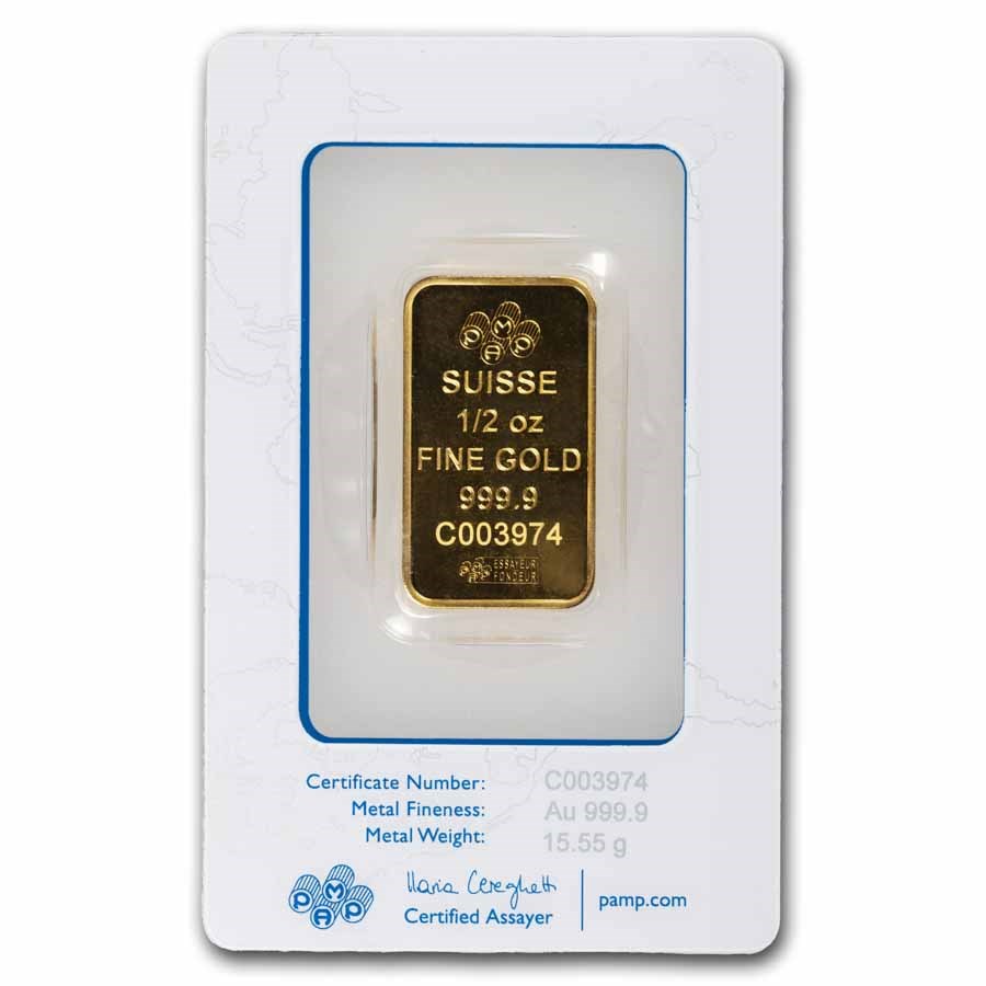 pamp suisse 0.5 oz roos goud - back pamp suisse