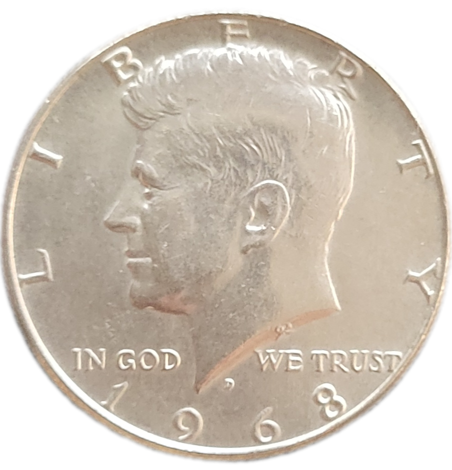 Kennedy Half dollar 1965-1968 Kennedy Half dollar 1965-1968
