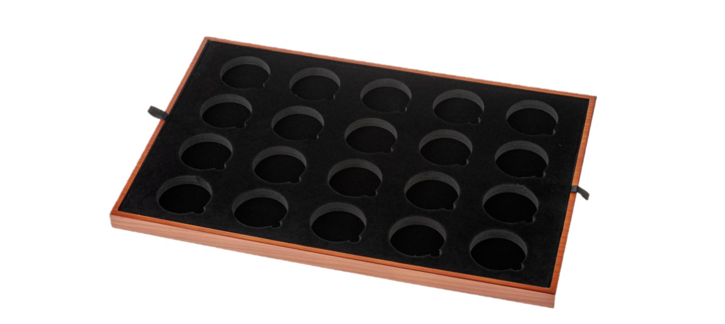 Lade groot 44-45mm schuin 101munten Lade groot 44-45mm