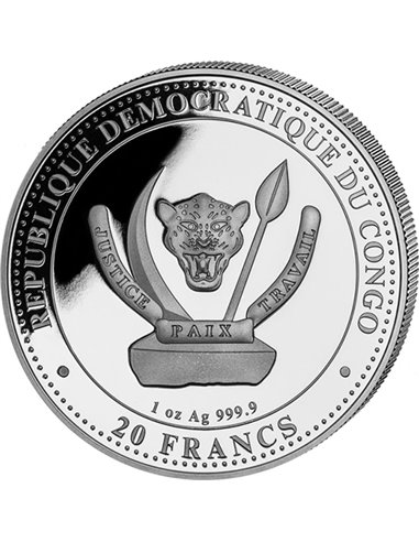 triceratops prehistoric life 2024 1 oz silver -back