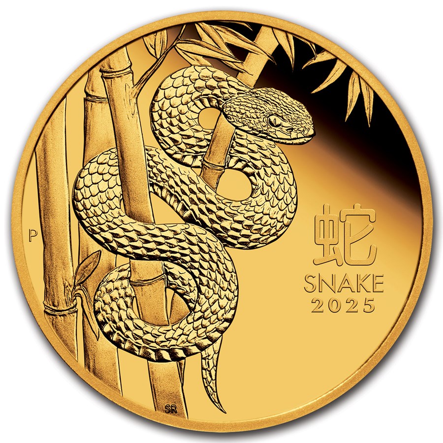 year of the snake 1.10 oz goud proof- front1