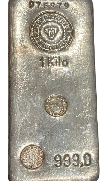 1 kg Neuchatel zilverbaar