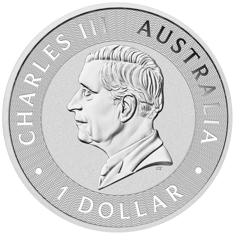 Kangaroo 1 oz 2025 Zilver Charles III Kangaroo 1 oz 2025 Zilver