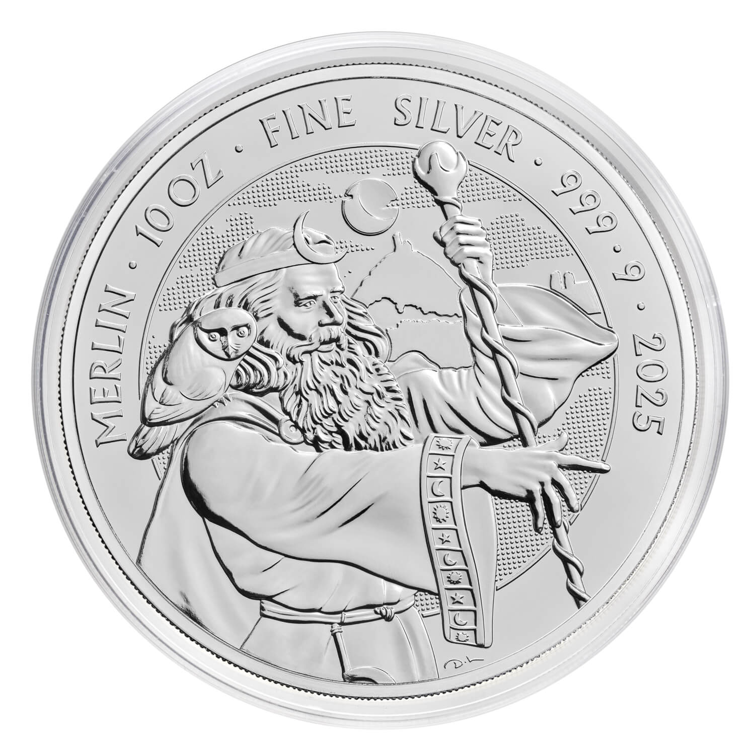 myths-and-legends-merlin-2025-10oz Myths and Legends Merlin 2025 10 oz zilver