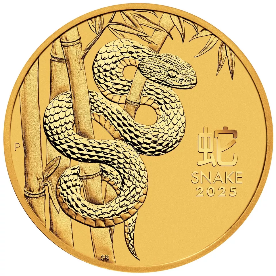 1_20 oz Year of the Snake 2025 goud.1 1_20 oz Year of the Snake 2025 goud