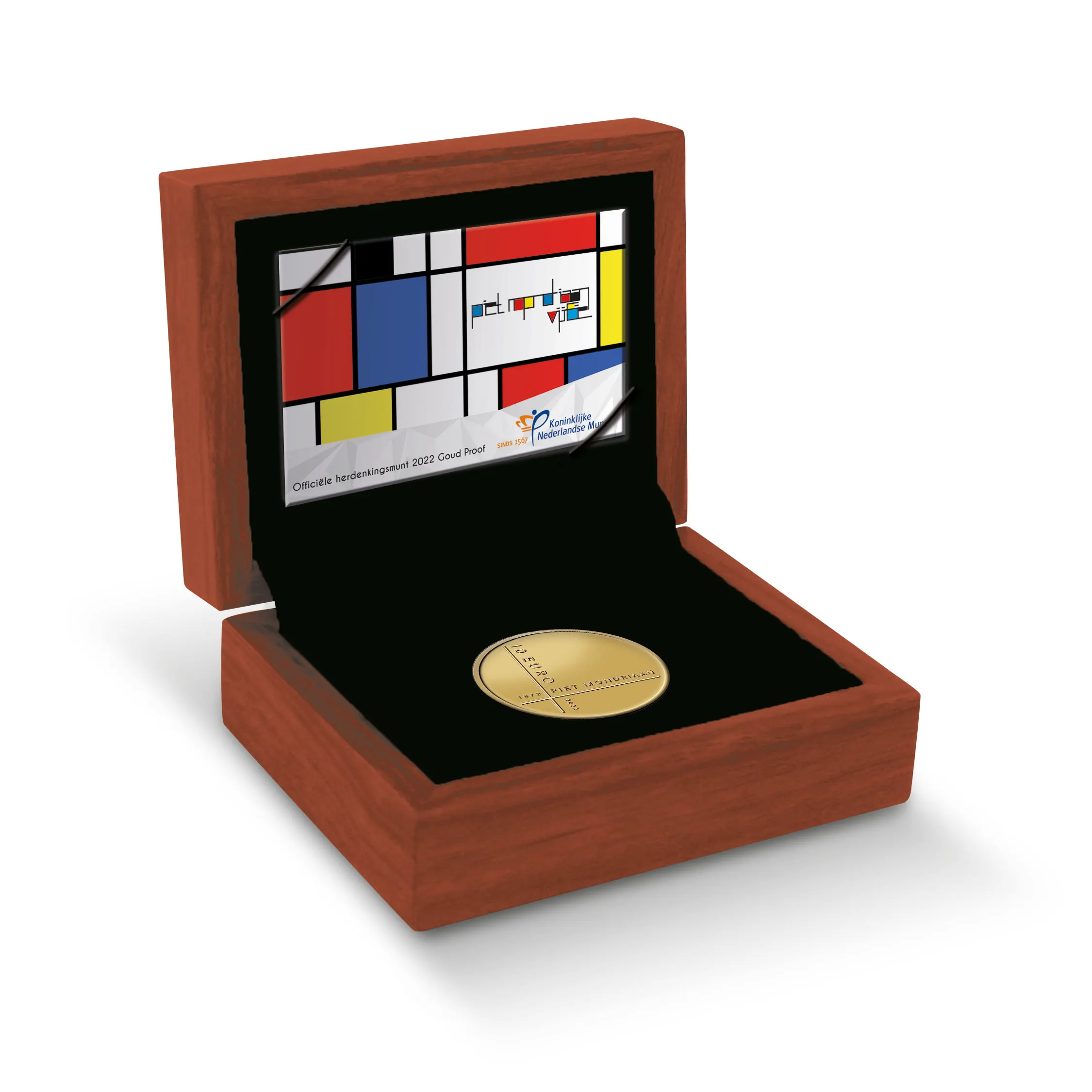 10 euro 2022 Proof Piet Mondriaan2 10 euro 2022 Proof Piet Mondriaan