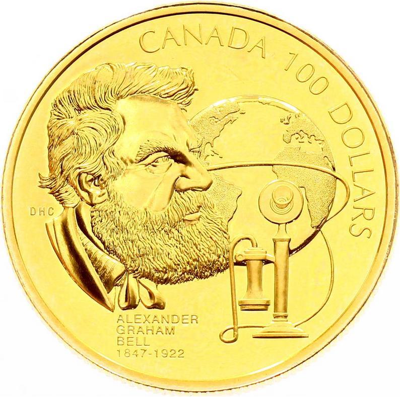 100 dollar 1997 Grahem Bell.1 100 dollar 1997 Grahem Bell