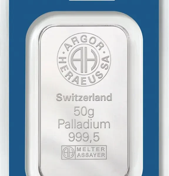 50g palladium baar argor heraeus